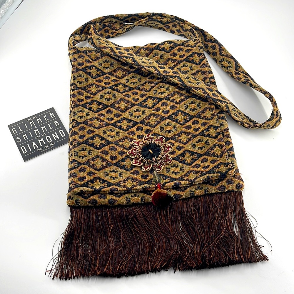 Custom Authentic Cherokee Handmade Crossbody by Two Needles Native Designs